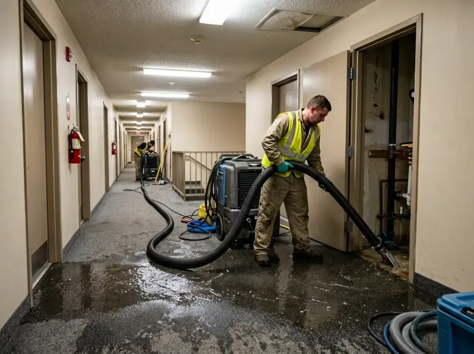 multi-unit-apartment-hallway-f-005 — frequently asked questions, Emergency Burst Pipe Water Extraction & Removal in Santa Yn…